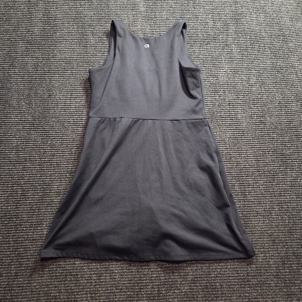Black Athleisure Tennis Golf Dress Built in Short Pocket Women's M